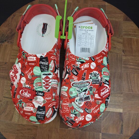 CROCS COCA COLA ALL-TERRAIN CLOG 209312 WHITE M9/W11 main image 8